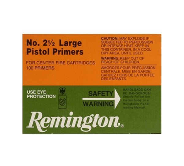 Remington No. 2.5 Large Pistol Primers