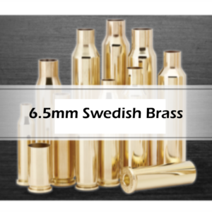 6.5mm Swedish Brass Cases