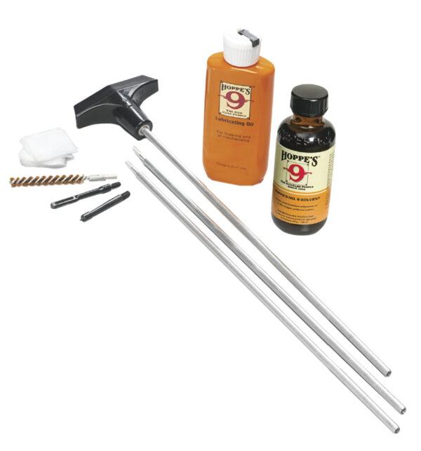Hoppes 3 Piece Rifle Rod Cleaning Kit (.22cal)