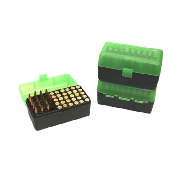 MTM Flip 50 6BR Ammo Case
