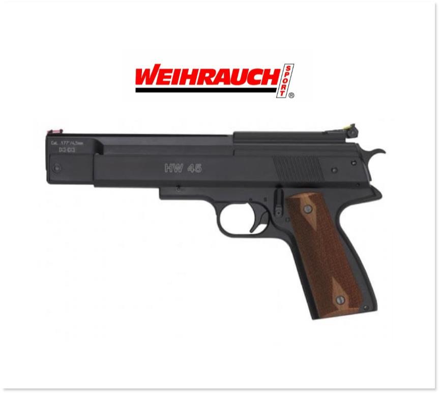 Weihrauch HW45 Black Star | Livens Gun Shop | Weihrauch Air Pistols