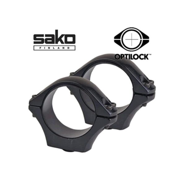 Optilock 1" Rings - High - Blued