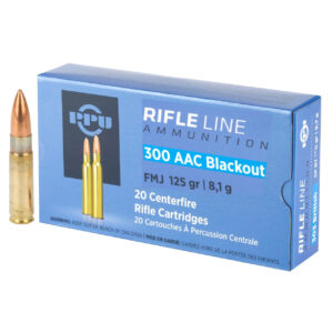 PPU PRVI Partizan .300 AAC Blackout FMJ 125gr