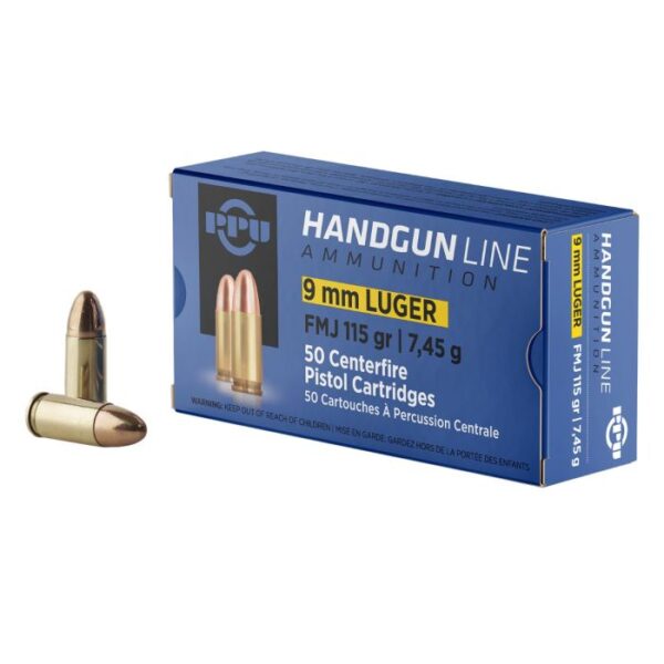 PPU PRVI Partizan 9mm Luger FMJ 115gr