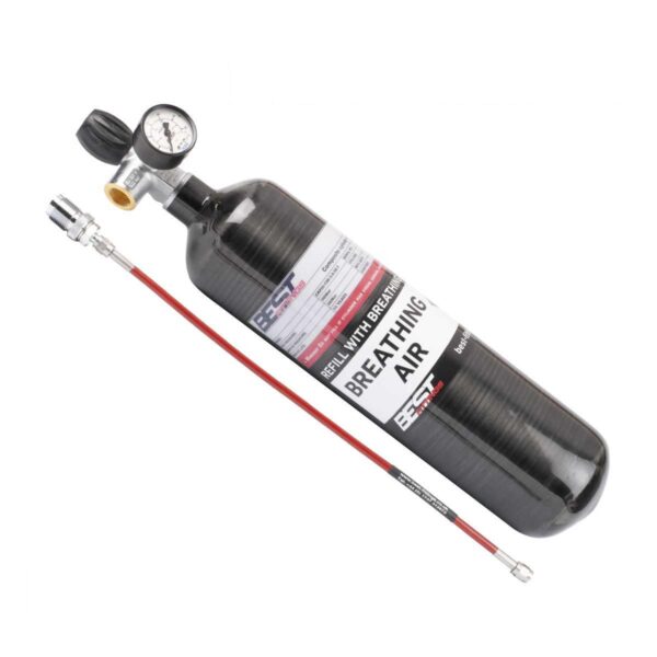 Best Fittings 3ltr 300 BAR Carbon Fibre Cylinder