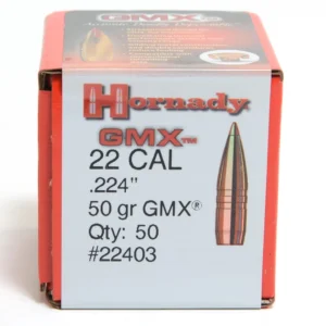 HORNADY 22 Caliber (0.224" ) 55gr GMX Hollow Point 50/Box