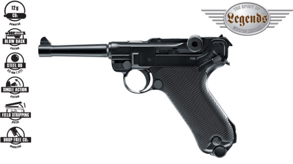 Legends P08 Blowback Co2 Pistol By Umarex