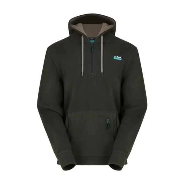 RIDGELINE BALLISTIC FLEECE HOODIE DEEP FOREST