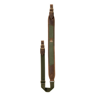 Riserva Rifle sling in Green cordura and neoprene