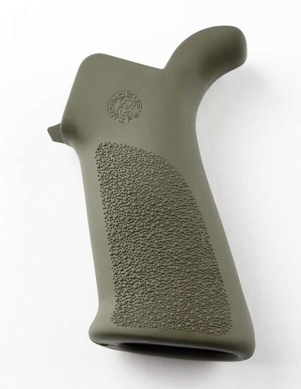 Hogue AR-15/M-16 Rubber Grip Beavertail - No Finger Grooves - ODG