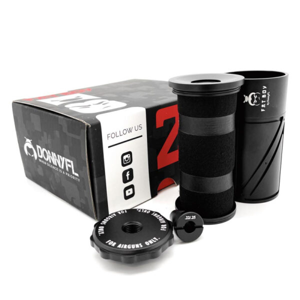 DONNYFL FAT BOY 2.0 .177-.30 SILENCER 1/2X20UNF - Image 2