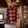 Ridgeline Mens Yukon Organic Cotton Shirt Rust - Image 3