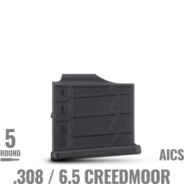 MDT POLYMER AICS MAGAZINE .308/6.5 CREEDMOOR - 5 RND