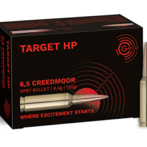 GECO 6.5 CREEDMOOR 130GR TARGET HP 8.4G Box of 50
