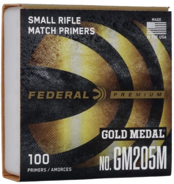 Federal Gold Medal Match Small Rifle Primers (100 Pack) (FED-GM205MI)