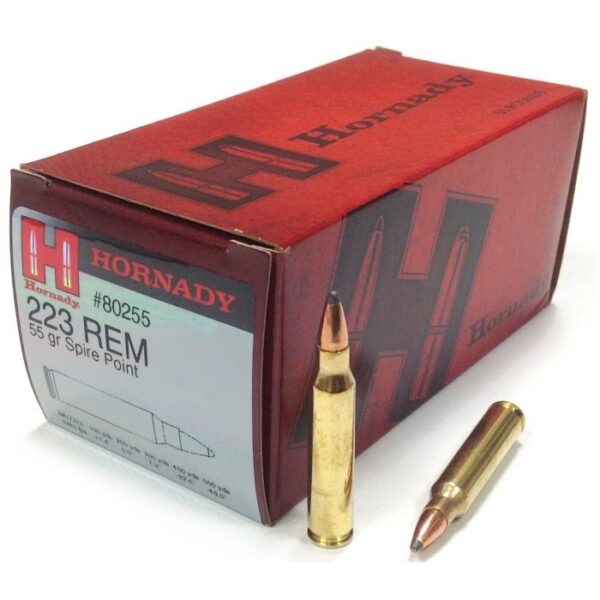 Hornady .223 55GR Soft Point Ammunition - 80255 (50Rds)