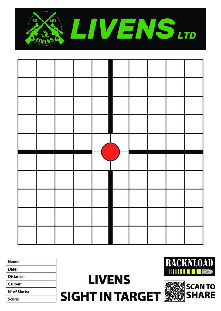 Livens Premium A3 Targets | Order Online | Livens Gun Shop