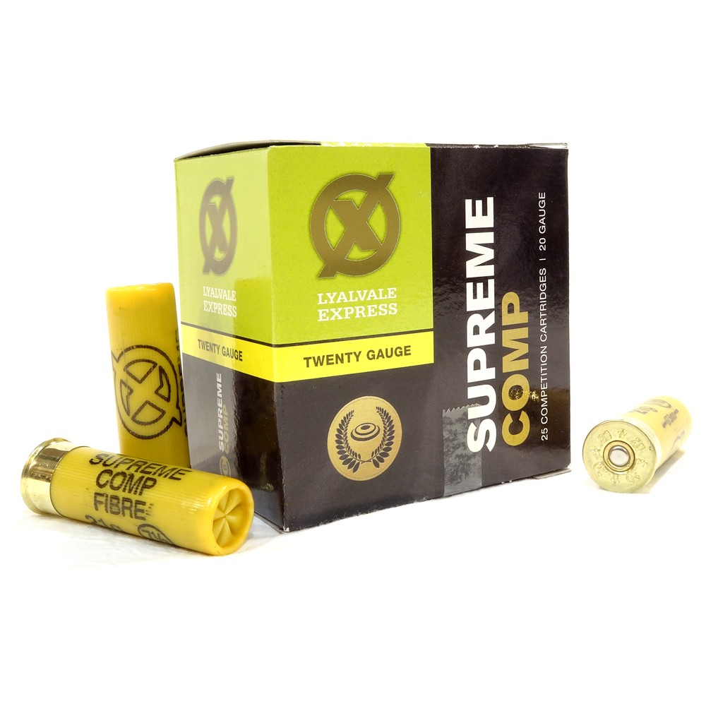 Lyalvale Express 20 Gauge Supreme Comp Shotgun Cartridges 21gr 7 1/
