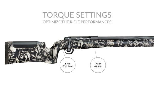 Sabatti TLD White Fluted Rifle - Image 3