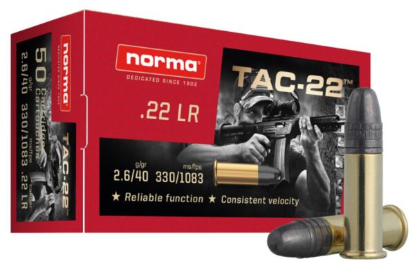 Norma .22LR TAC-22 40Gr