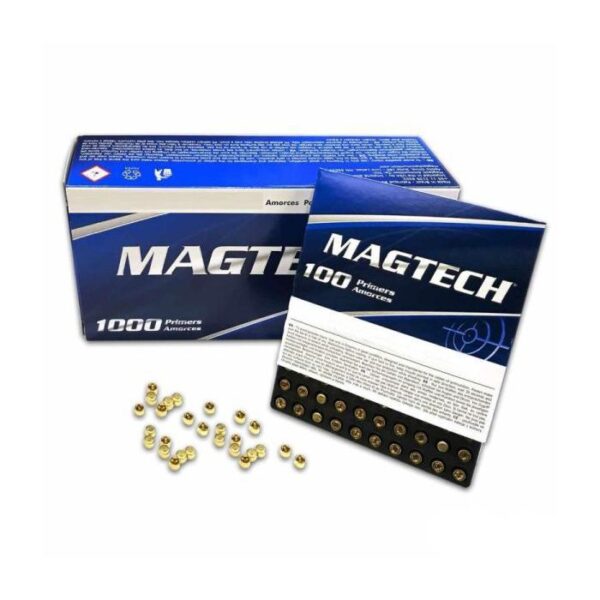 Magtech Large Pistol Primers are reliable, consistent, and versatile, ideal for reloading various large pistol cartridges.
