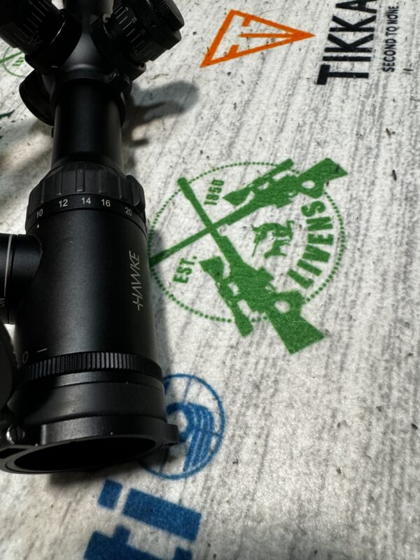 Hawke Sidewinder ED 10-50x60 SF TMX Reticle Second Hand Rifle Scope - Image 5