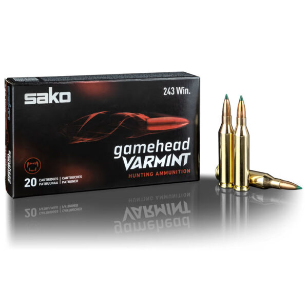Sako .243 76GR Gamehead Varmint Ammo