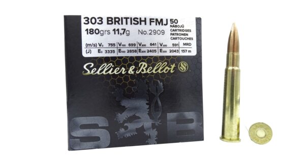Sellier & Bellot .303 British FMJ 180gr