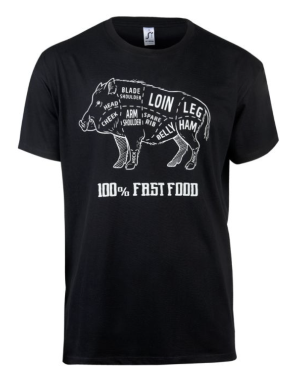 Bergara T-Shirt Wild Boar Black