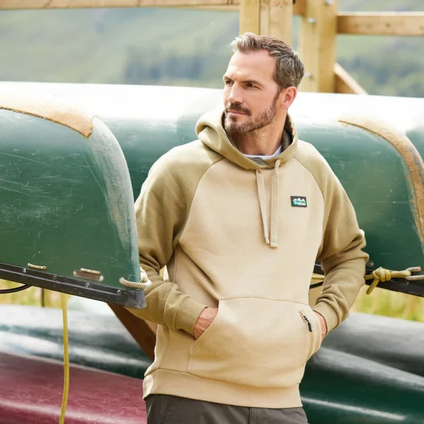 Ridgeline Mens North Island Hoodie Teak Mix - Image 2