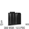 MDT MED Medium XM 5 round .300 WSM 6.5 PRC Magazine