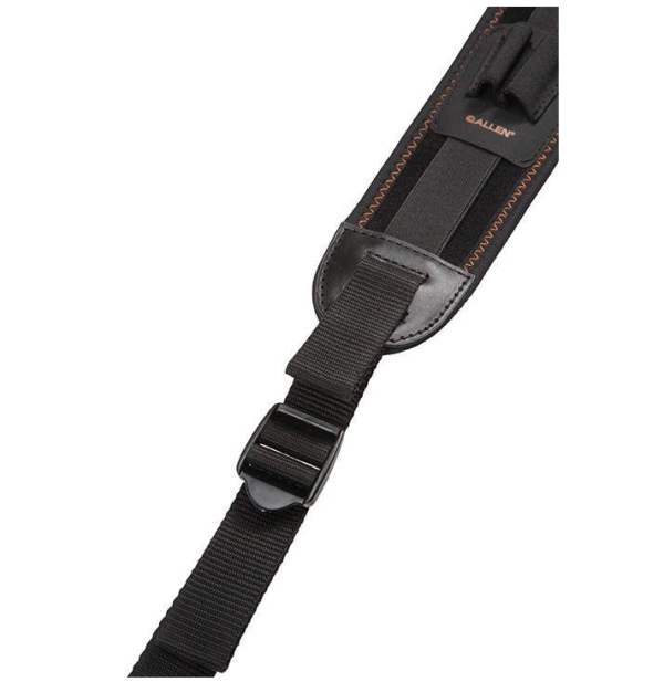 Allen Denali Neoprene Rifle Sling Black Adjustable with Cartridge Loops