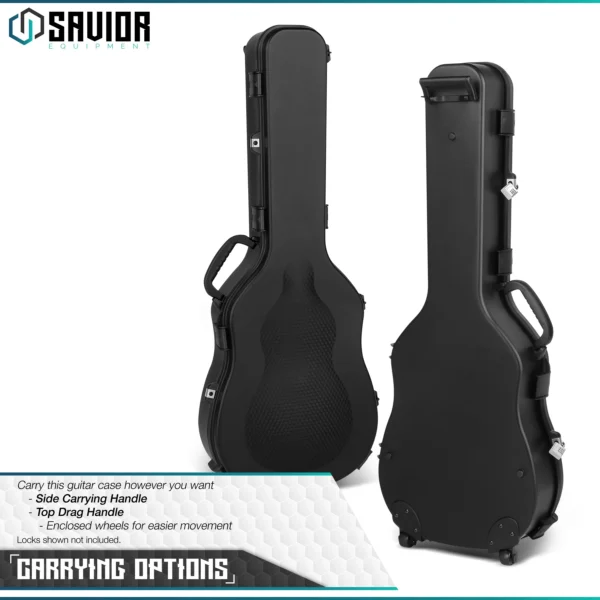 Savior Ultimate Guitar Rifle Tactical Hard Case - Black