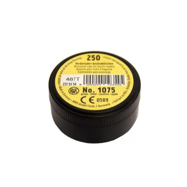RWS 1075 Plus No.11 Percussion Caps- 250 Count