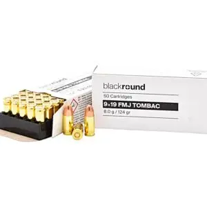 GGG Blackround 9mm 124gr FMJ Ammunition (50-Round Box)