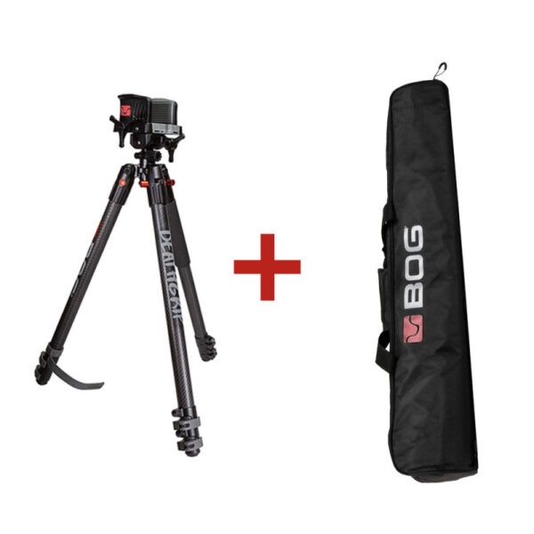 Bog Death Grip Clamping Carbon Tripod With Carry Bag Combo