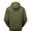 Ridgeline Element Recycled Zipped Hoodie Olive - Large