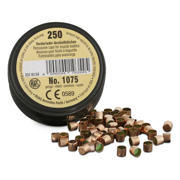 RWS 1075 No.11 Percussion Caps- 250 Count