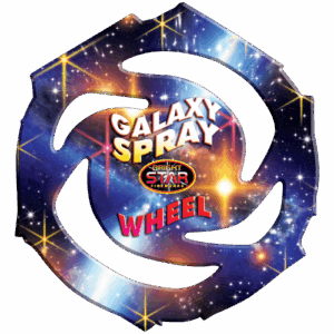 Bright Star Galaxy Spray Medium Wheel