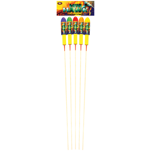 Bright Star Mini Hawk Rocket 5pce (1.3G)