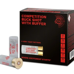 GECO 12G Competition Coated Buckshot 70mm 30g 9– 25 Pack