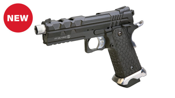 Krown Land Tartarus MKIV Black 177 BB CO2 Air Pistol