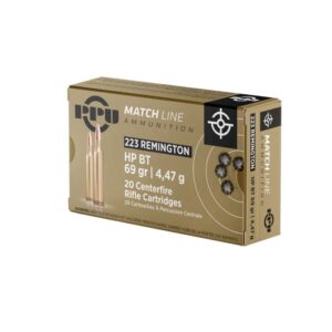PRVI Partizan 223 Remington Match 69gr Ammo