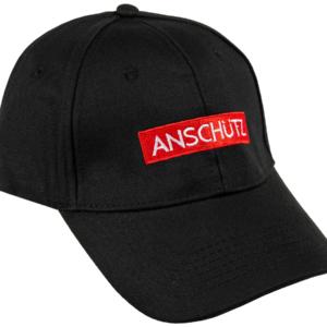 Anschutz Black Sport Cap with Red Logo