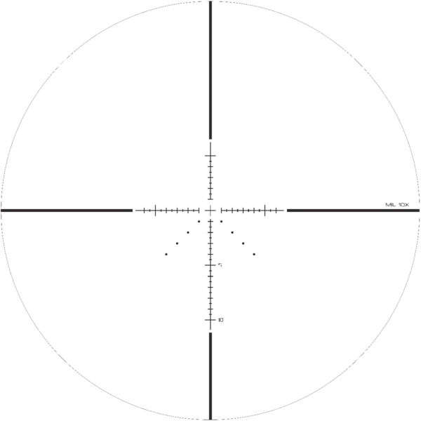 Optisan CP 10x32 SFP MIL MH10 30mm Rifle Scope