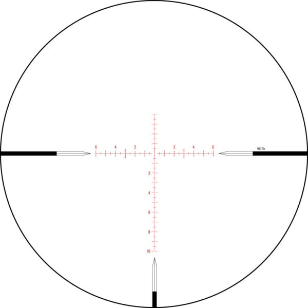 WULF Defender 30 3–15x44 ED SFP IR Rifle Scope – W-MIL6, 0.1 MRAD, 30mm Tube
