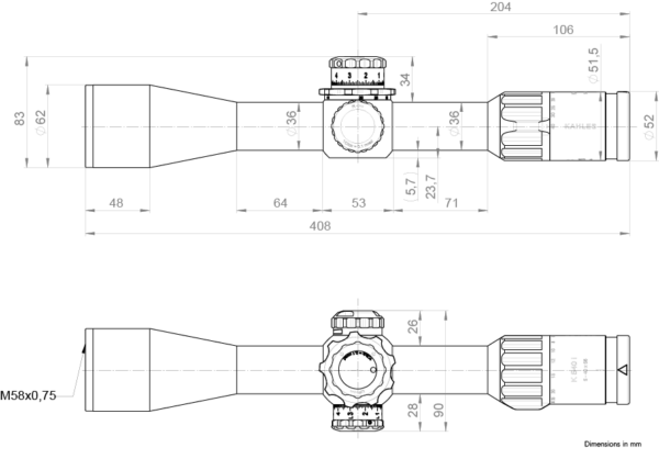 K540i REFINED LSW Abmasse