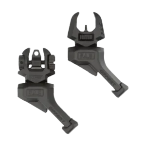FAB Defense Front And Rear Offset Folding Sights Black