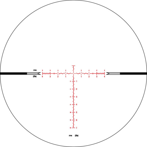WULF Defender 30 5-25x50 ED SFP W-MIL4 0.1MRAD Rifle Scope