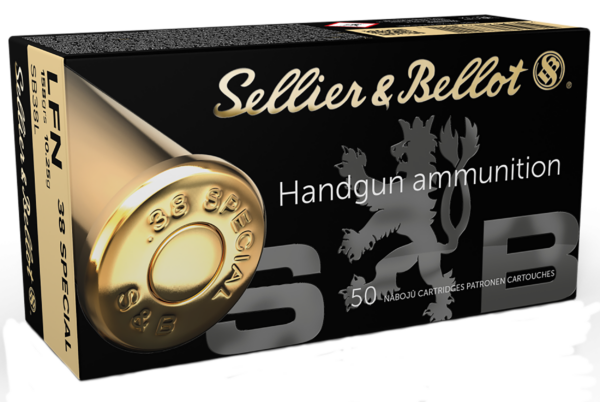 Sellier & Bellot .38 Special 158gr LFN Handgun Ammo